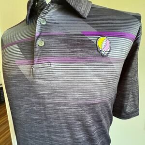 Grateful Dead Steal Your Face Ben Hogan Performance Golf Polo (XL)